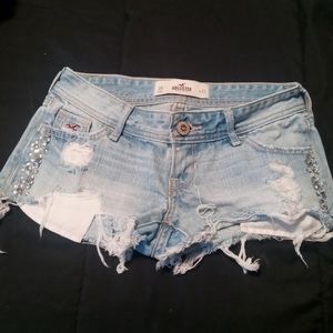 Hollister jean shorts